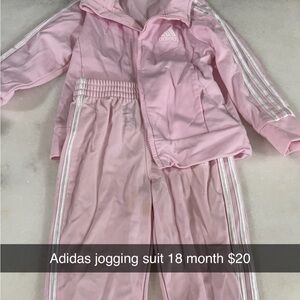 Adidas Light Pink Tracksuit